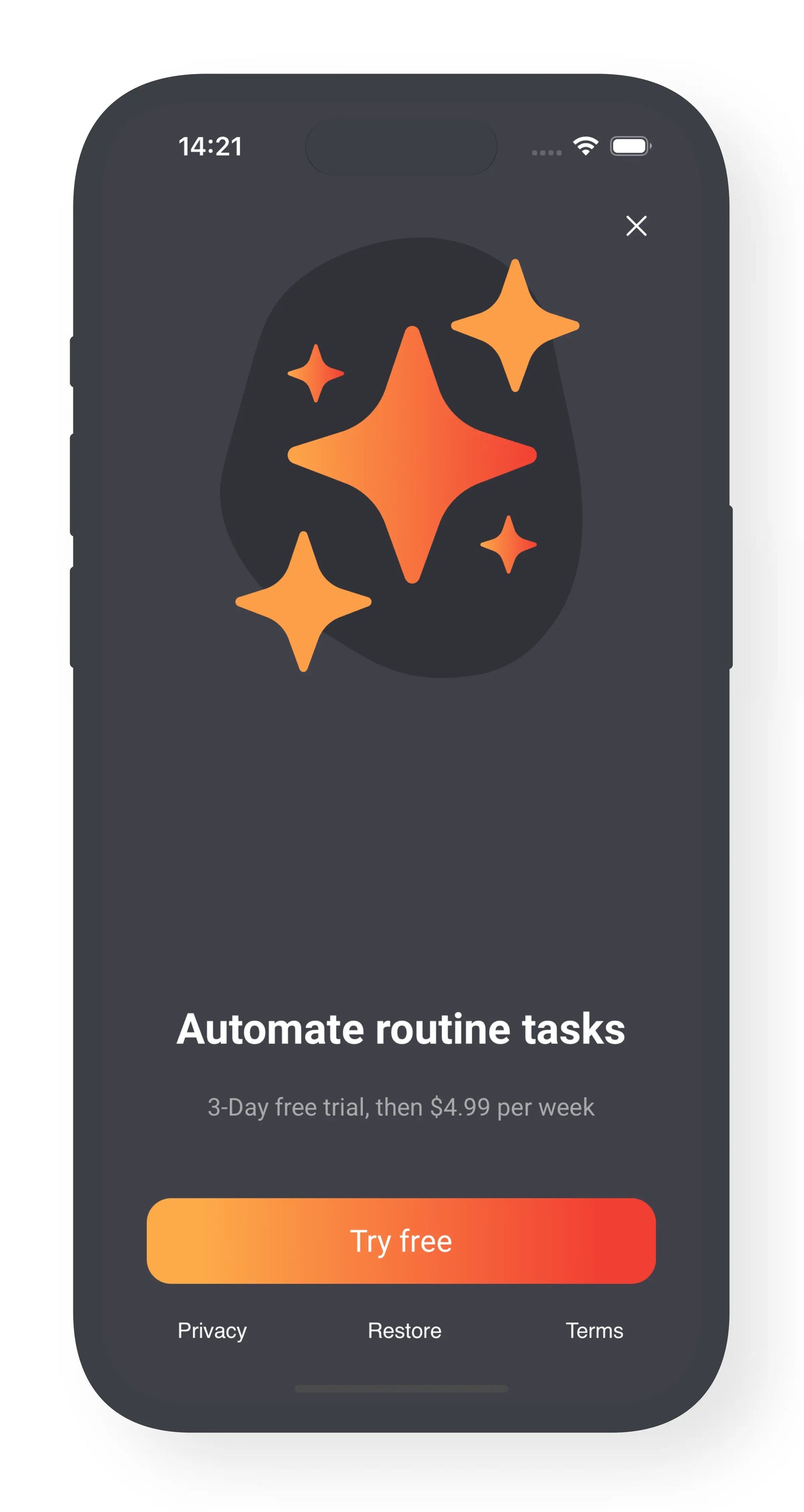 Auto Clicker | Wireframes